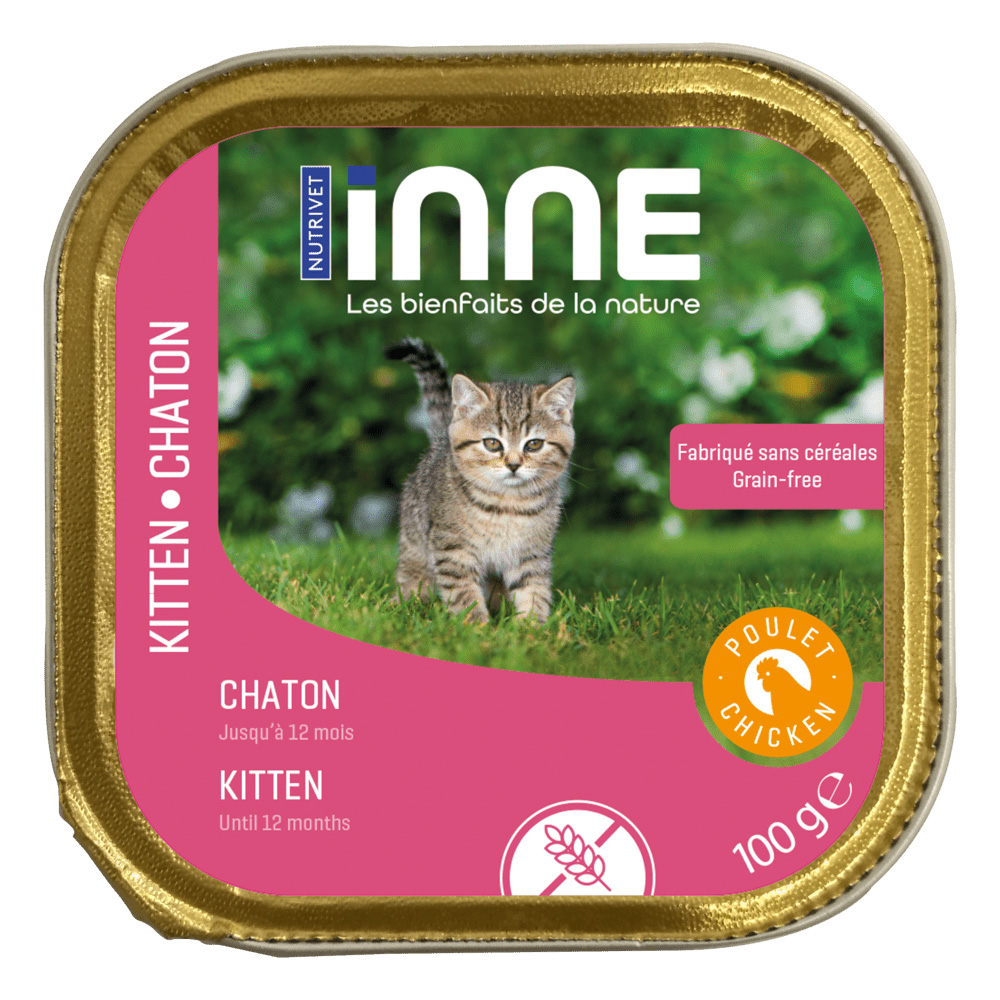 Nutrivet Inne Kitten mit Huhn - 16 x 100 g von Nutrivet