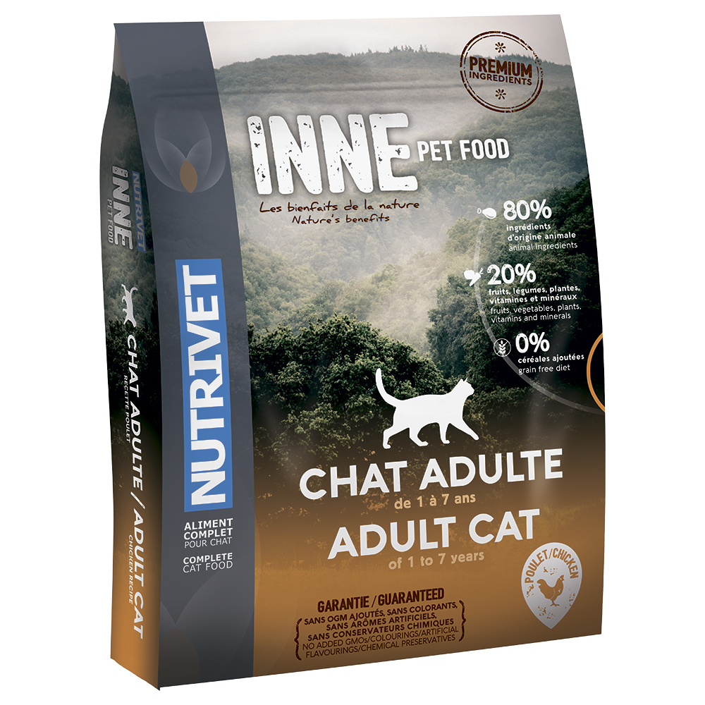 Sparpaket Nutrivet Inne Cat 2 x 6 kg - Adult Chicken von Nutrivet