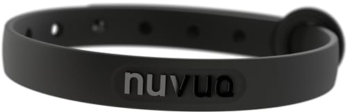 Nuvuq Katzenhalsband, weich, bequem und leicht, Sicherheitsschnalle, mit Namensschild, Ring für Outdoor-Katzen und empfindliche Haut, Kätzchen von Nuvuq (15,2 cm bis 25,4 cm, Schwarz) von Nuvuq