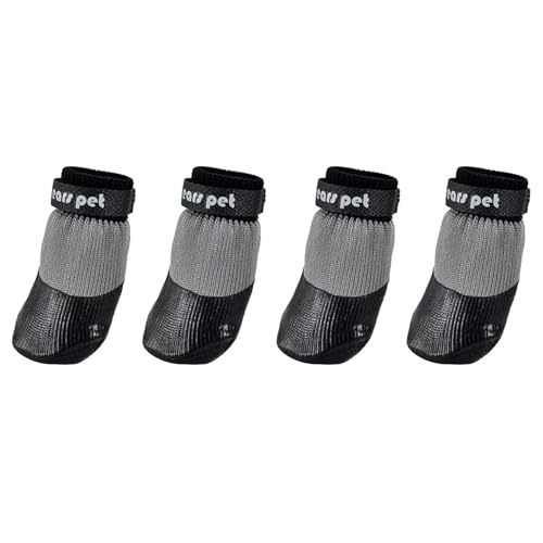 Booties Hundepfotenschutz, Wiederverwendbar – Winterpfotenschutz Für Hunde, Hundepfotenschutz Mit Gummi, Wasserdichter Welpenpfotenschutz, Wasserdichter Welpenstiefel Mit Gummisohle, Pfotenschutz Für von Nuyhadds