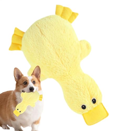 Hund Biting Toy Stuffed Toys - Kautegedecke Cartoon Welpenspielzeug, Kau Enten, Kauhunde | Ausflug Nach Hause Ziehen Und Bree Interaktiver Spaß Kauen, Für Kleine, Mittelgroße, Große Hunde von Nuyhadds