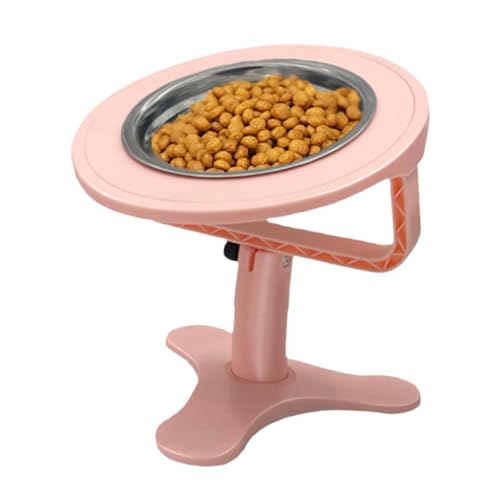 Lifted Feline Dishes – Futterteller Für Katzen, Erhöhter Futterspender Für Katzen | Angehobene Futterstation Für Katzen, Langsam Fressende Hunde, Erhöhte Katzennäpfe, Abgewinkelter, Angehobener Fressn von Nuyhadds