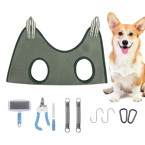 Nuyhadds Pet Ghooming Hängematte -Anpassbare Hundegruppe Hunde Hängematte Für Hundehammock Hängematte wasserdichte Hunde Hängematte Verstellbar von Nuyhadds