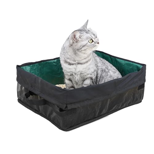 Nuyhadds Reise-Katzentoilette – Faltbare Katzentoilette – offene obere Ablage für den Innenbereich, Auto, Reisen, Kätzchen, Eckplatzierung, Geruchskontrolle Nuyhadds Reise-Katzentoilette – Faltbare Katzentoilette – offene obere Ablage für den Innenbereich, Auto, Reisen, Kätzchen, Eckplatzierung, Geruchskontrolle von Nuyhadds