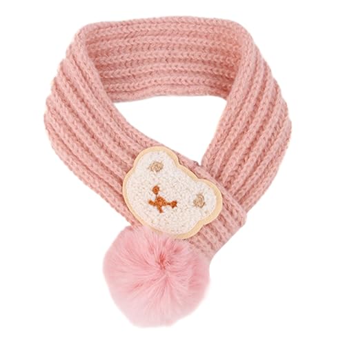 Nuyhadds Schal für Katzen, verstellbar, warm, gestrickter Hundeschal, Winter, mehrfarbig, Haustierkostüm, gehäkelt, Halswärmer, Haustierhalsband für kleine Hunde und Welpen, Katzen von Nuyhadds