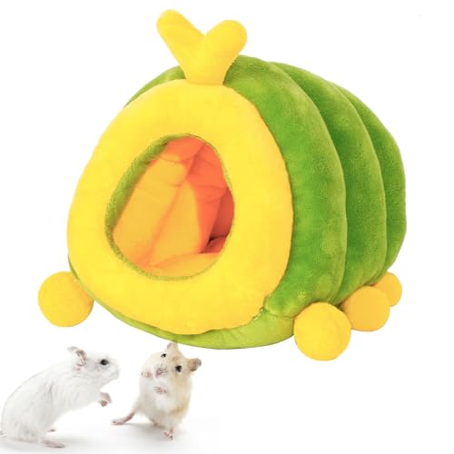 Nuyhadds Schlafsack für Hamster, Winterbett für Hamster – Warmes Hamsterbett für Caterpilar, für Hamster, waschbar, für maximalen Komfort für Hamster und Schweinchen von Nuyhadds