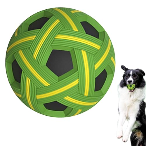 Springy Canine Spheres – Hunde-Quietschball, Interaktives Haustier-Kugelspielzeug | Hüpfende Haustierspielbälle, Welpentrainingskugeln, Kaubarer Hundeball Im Freien, Federnde, Schwimmfähige, Elastisch von Nuyhadds