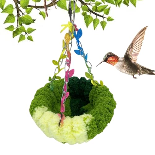 Vogel Hängematte - Plüsch Vogelbett, Multifunktionaler LoveBird Snuggle Pad | Winter Warmes Vogel Nest House, Papageienbett Hängematte Finch Käfig Plüsch Für Macaw Shoteet Cockatiels Cockatoo Lovebird von Nuyhadds