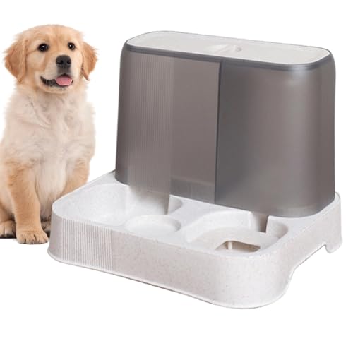 Automatischer Futterspender für Katzen - Katzenfutter Futterspender Hund Futterspender - Automatischer Hundefutterspender, Haustierfutterschale Große Kapazität, Auto Dog Feeder, Pet Feeder für Kleine von Nuyhgtr