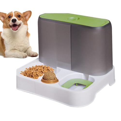 Automatischer Hundefutterspender Katze Auto Feeder Hundefutterspender Automatischer Hundefutterspender Haustier Futternapf Große Kapazität Auto Hund Feeder Pet Feeder für Kleine Mittlere Hunde Katzen von Nuyhgtr