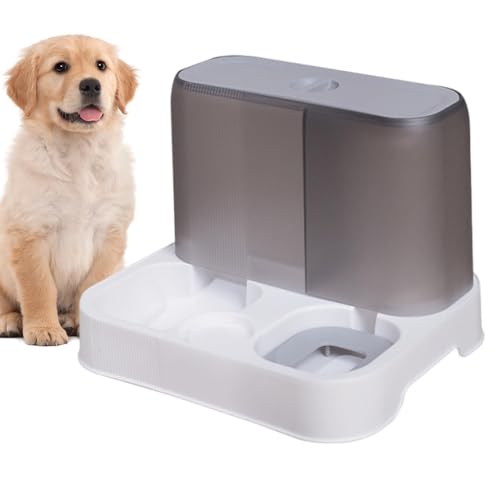 Automatischer Hundefutterspender | Katzenfutter Feeder Waterer | Große Kapazität Pet Feeder Wasserspender, Automatischer Hundefutterspender, Futternapf Haustierfutterspender von Nuyhgtr