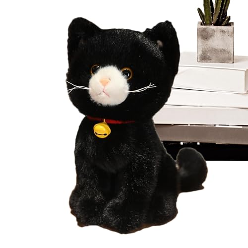 Cotton Doll Plushies, Realistic Cat Plush, Stuffed Animal Toy, Plush Cat Pillow, Soft Plush Cat, 27cm Stuffed Animal, Cat Plushie , Realistic Plush for Men Women Children Family Friends Colleagues von Nuyhgtr