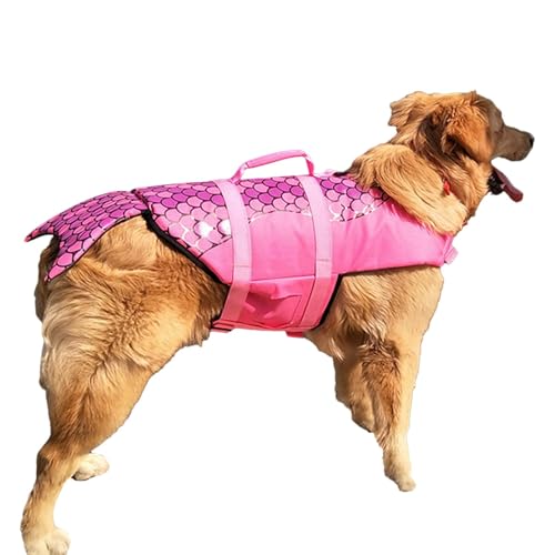 Dog Life Vests, Adjustable Dog Swimming Vest, Flotation Lifesaver, Reflective Dog Clothes, Summer Dog Vest, Dog Pool Vest, Beach Dog Life Vest, Dog Fountain Flotation, Safe Dog Swim Vest von Nuyhgtr