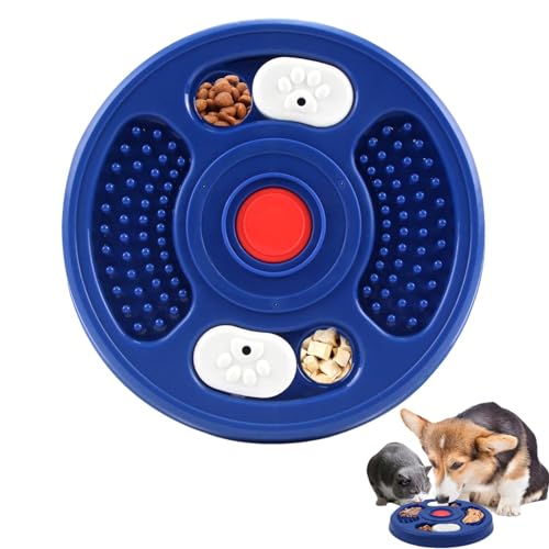 Hundefutter Puzzle - 2 in 1 Interaktive Hundefutter Langsame Fütterung Matte | Geistige Bereicherung Hund Lecken Puzzle Spielzeug, Multifunktionale Leckmatte für Hunde von Nuyhgtr