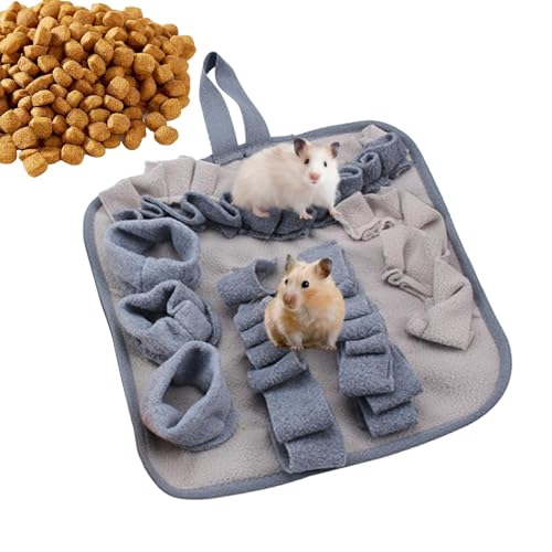 Interaktive Slow Eating Matte, Hund Schnüffelmatte, Katze Schnüffeln Fütterungsmatte, Welpenpuzzle Fütterungsmatte, 30 x 30 x 3 cm, Haustier Katze Slow-Feeding Schnüffelmatte für Hunde, Hasen, Hamster von Nuyhgtr