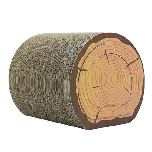 Kratzbaum Indoor Katzenkratzbaum Katzenkratzbaum für Drinnen Indoor Katzenkratzpad Katzenkratzer Tunnel Katzenkratzmatte Bett Lounge mit Katzenminze Haltbare Pappe & Konstruktion von Nuyhgtr