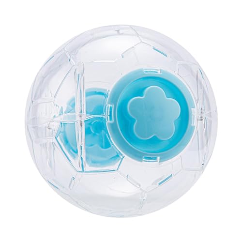 Kristall-Laufball für Hamster, 15 cm, transparenter Hamsterball, Chinchilla-Käfig-Zubehör, beruhigende Anti-Rutsch-Fitness-Räder für Zwerghamster, kleine Haustiere, um Langeweile zu reduzieren von Nuyhgtr