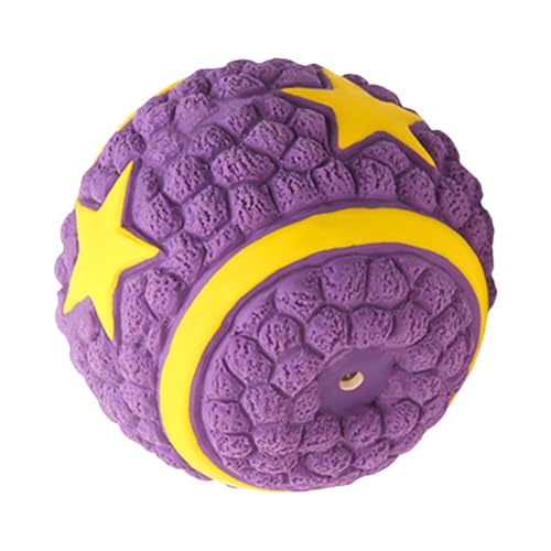 Ndestructible Dog Soccer Ball, Dog Soccer Ball with Handle, Heavy Duty Soccer Ball for Dogs, Chew Proof Soccer Ball Dog Toy, Tough Soccer Ball for Aggressive Chewers, Rubber Soccer Ball for Do von Nuyhgtr