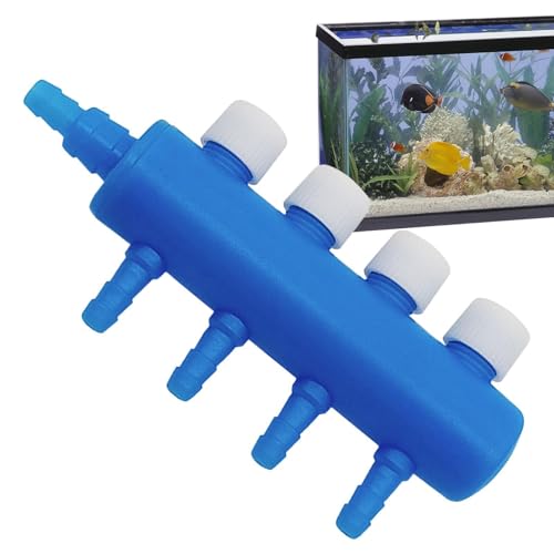 Nuyhgtr Aquarium-Luftverteiler – Luftregelventil für Aquarien, Multi-Port-Luftsteuerungshebel, Ventil-Verteiler, Luftpumpen-Trenner, zur Luftanpassung von Nuyhgtr