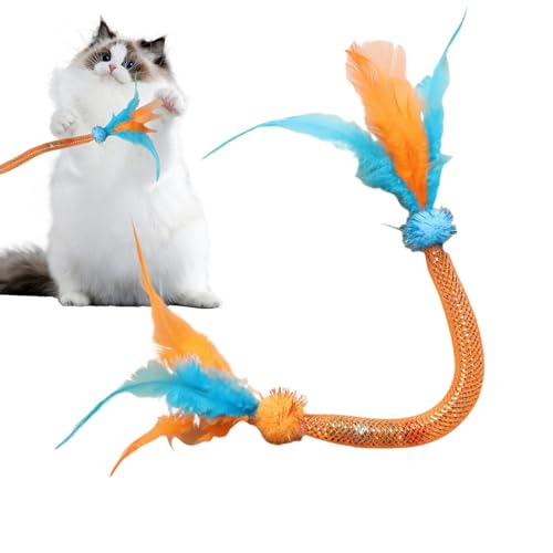 Nuyhgtr Cat Chew Rope, Catnip Rope Toy, Interactive Cat Toy, Cat Teething Chew Toy, Pet Cat Rope Toy, Small Cat Chew Toy, Medium Cat Chew Rope, 40cm/15.75 inches for Yard, Bedroom von Nuyhgtr