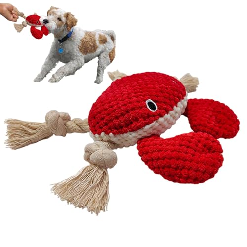 Nuyhgtr Dog Rope Toy, Interactive Doggy Plaything, Squeaky Puppy Game, Puppy Teething Toys, Animal Design Dog Simulation, for Small Medium Dogs, Velvet Material von Nuyhgtr