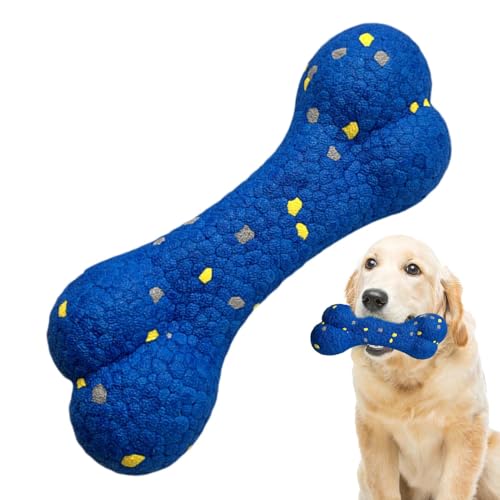 Nuyhgtr High Elasticity Pet Toy, Dog Toy, Safe Dog Chew Toy, Interactive Pet Ball, Large Dog Chew Ball, 20x7.5x5.5 cm, / 7.87x2.95x2.17 inches, for Large Medium Small Dog, Yellow and Blue von Nuyhgtr