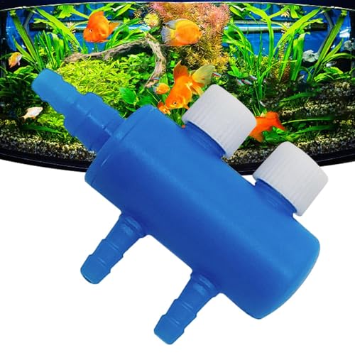 Nuyhgtr Luftschlauchventile für Aquarien, Luftsteuerventile für Luftschläuche, Aquarium-Luftsteuerungshebel, Ventilverteiler, Verteiler, Luftschlauchverbinder von Nuyhgtr