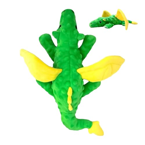 Nuyhgtr Lustiges Plüsch-Dinosaurier-Kauspielzeug, multifunktionales Hundetrainingsspielzeug, innovatives Haustier-Kauspielzeug, ansprechendes Kauspielzeug für Tiergeschäft, 33 x 31 x 8 cm, für von Nuyhgtr