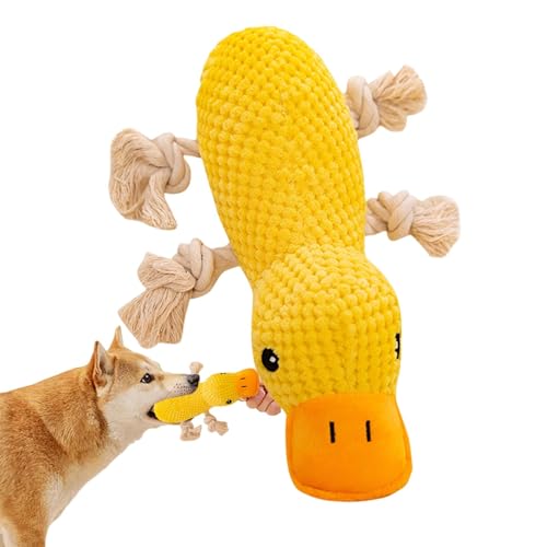 Nuyhgtr Pet Chewing Toy, Teeth Cleaning Toy, Squeaky Dog Toy, Interactive Dog Toy, 30x12x8 cm, / 11.81x4.72x3.15in, Soft Stuffed Toys with Sound for Cleaning Teeth Relaxing Playing von Nuyhgtr