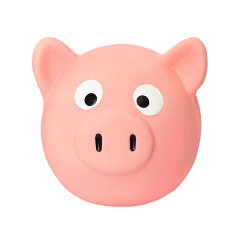 Pet Sounding Toys, Cute Cartoon Animal Shapes, Latex Pet Toys, Grunting Pigss Dog Toy Squeaker Puppy , Small Pacifier, Pigss Model, Ball Toy, Cute Funny Latex Balls, Tongue Squeak Sensory Squeak von Nuyhgtr