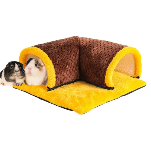 Small Animal Tube, Washable Tunnel Bed for Hamsters and Bunnies, Fun Activity Hideaway Toy for Chinchillas, Ferrets, and Squirrels, Soft Cozy Design for Play Rest, 35x35x15cm von Nuyhgtr