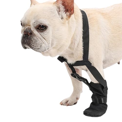 Soft Breathable Dog Boots, Slip Proof Dog Shoes, Dog Paw Protectors, Anti-Licking Dog Aids, Puppy Paw Protectors, Front Paw Protection, Dog Walking Shoes, for Walking Travel von Nuyhgtr