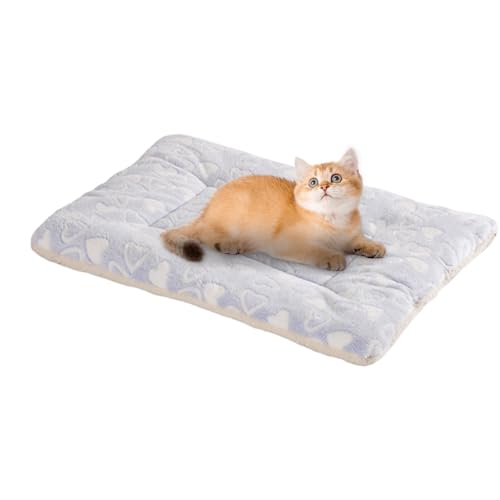 Soft Cat Sleeping Bag, Pet Crate Bed Cushion, Sturdy Dog Sleeping Mat, Cozy Pet Sleeping Pad, Comfortable Dog Bed for Kennel and Winter Dog Mat Perfect for Indoor Cats and Dogs von Nuyhgtr