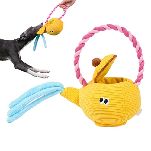 Teapot Shape Dog Toy, Soft Interactive Rope Toy, Cute Plush Dog Toys, Plush Interactive Pet Toy, Pet Toy for Small Dogs, Dog Toy for Medium Breeds, Plush Toy for Large for Small Medium Large Breed Dog von Nuyhgtr