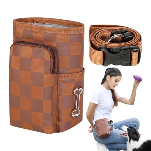 Treat Training Pouch, Magnetic Waterproof Pet Treat Pouch Travel Bag, Animal Walking Snack Container, Convenient Toys Pack Dispenser for Families, Friends Magnetic Waterproof Pet Treat Pouch, Travel B von Nuyhgtr