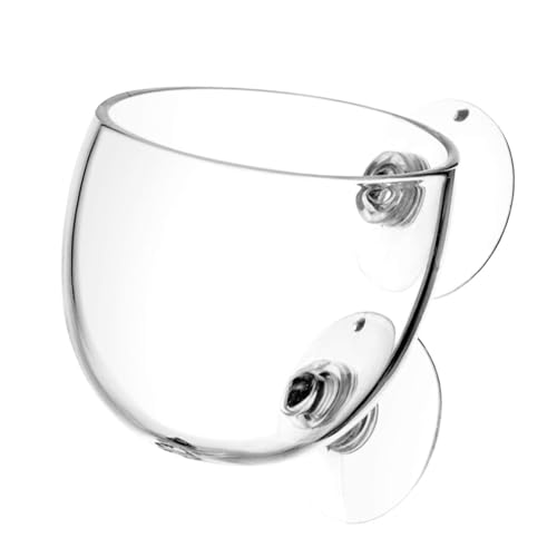 Aquarium-Pflanztopfhalter | Glas-Wasser-Pflanztopf | Aquarium-Pflanztopf aus Glas mit Saugnäpfen, lebende Pflanzen, Aquarium-Halter, Aquarium-Dekoration für Aquarien von Nuytghr