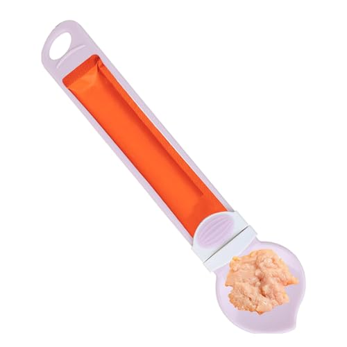 Cat Strip Squeeze Feeders, Washable Cat Strip Feeders, Wet Food Lickable Cat Treat Spoon for Food Strips, Cat Puree, Canned Food von Nuytghr