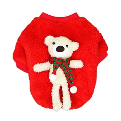 Christmas Pet Clothes, Cartoon Dog Holiday Apparel, Cute Christmas Pet Dress-Up, Dog Event Costumes with Bear, Holiday Dog Costumes, Christmas Dog Outfit, Festive Dog Apparel, von Nuytghr