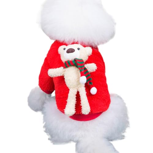 Christmas Pet Clothes, Cartoon Dog Holiday Apparel, Cute Christmas Pet Dress-Up, Dog Event Costumes with Bear, Holiday Dog Costumes, Christmas Dog Outfit, Festive Dog Apparel, von Nuytghr