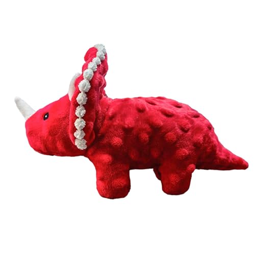 Nuytghr Dinosaur Dog Chew Toy, Puppy Squeaky Toy, Cute Plush Dog Accessories, Plush Squeaky Puppy Toy, Interactive Dinosaur Plush Squeaky Toy Designed for Puppies, Small, Medium, and Large Dogs von Nuytghr