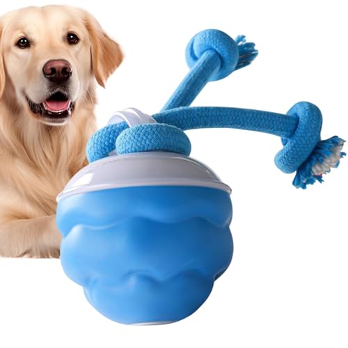 Nuytghr Interactive Dog Ball, Touch Motion Activated Rolling Toy, USB Rechargeable Squeaky Ball, 2.95x2.95x4.33 inches, Smart Automatic Rolling Toys for Puppies, Small Medium Dogs von Nuytghr