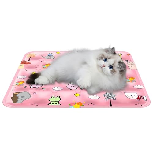 Nuytghr Kühlmatte für Hunde, Haustierkühlmatten für Hunde | Chill Pet Pad | 16x20-Zoll-Selbstkühlmatte für Hundewaschable tragbar von Nuytghr