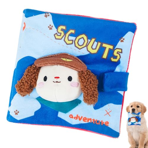 Nuytghr Squeaky Dog Toys, Puppy Puzzle Book, Interactive Pet Toy with Chew Features, 7.87x7.87x1.57inches Fun & Engaging Squeaky Toy for Small & Medium Dogs, Perfect for Playtime von Nuytghr