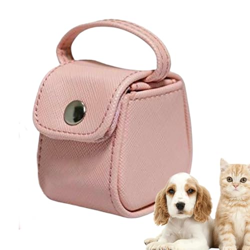 Nuytghr Urn Storage Bag, Portable PU Leather Storage Bag with Snap Closure 2.17x1.57x2.09 inches, Keepsake Organizer, Cosmetic Coin Box, Pet Ashes Key Pouch, Golf Ball Holder von Nuytghr