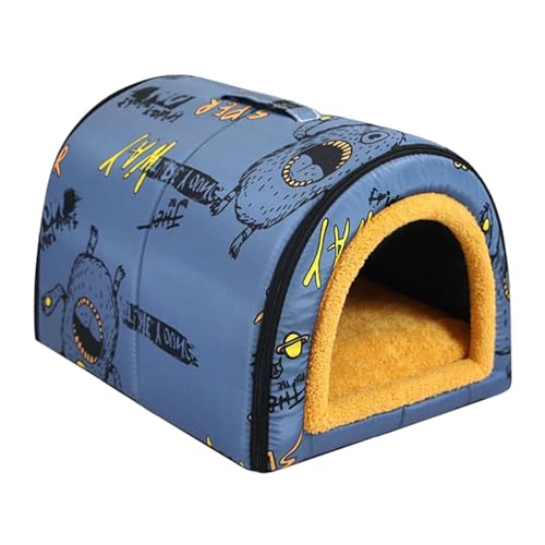 Pet Shelter House | Wasserdichtes Haustierbett | Gemütliches Haustierbett Warme Höhle Wetterfeste Katzenhäuser Haustierhöhle Bett für Katzen Hunde Welpen Haustiernest Welpenhaus Indoor Outdoor Winter von Nuytghr