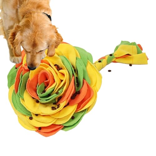 Pet Sniffing Pad | Dog Foraging Mat | Snuffle Mat for Cats and Dogs, Hand Woven Dog Snuffle Mat, Dog Enrichment Snuffle Pad, Sniffing Pad for Pets, Foraging Food Mat for Dogs, Portable Dog Snuffle Pad von Nuytghr