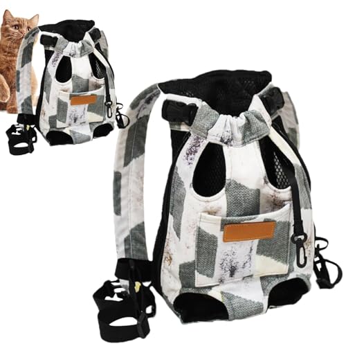 Tragbarer Haustierträger, Reise-Haustierrucksack, leichter Haustierträger, Canvas-Haustiertasche. Robustes Canvas 28 x 5 x 2 cm/11,02 x 1,97 x 0,79 Zoll, Haustier-Reiserucksack, Haustiertragetasche, b von Nuytghr