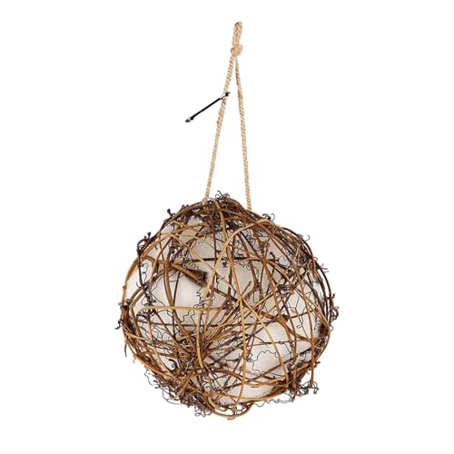 Vogelnistmaterialien, Kolibri-Nistset, Schnur-Design Vogelnest, Vogelnest Globe, Outdoor-Vogel-Nistbedarf, Vogel-Nisthaus-Kit, Nistzubehör für Garten, Vogel-Nistmaterialien von Nuytghr