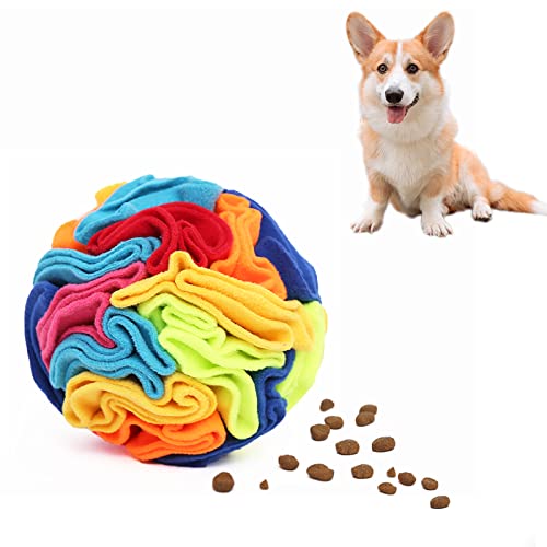 Nvzi Schnüffelmatte, Ball für Hunde, interaktives Hundespielzeug für Langeweile, Anreicherung, Spiel, Fütterungsmatte, Gehirn, geistig stimulierendes Puzzle-Spielzeug für kleine, mittelgroße Hunde, von Nvzi