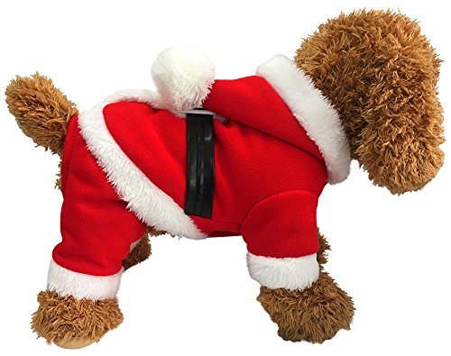 Nvzi Weihnachtskostüme für kleine Hunde, Katzen, Jungen, Herbst-Wintermäntel, Hunde-Outfits, Welpen, Kätzchen, Hoodies von Nvzi